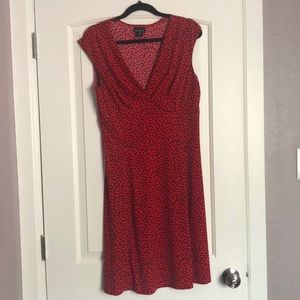 Red Polk-a-Dot Dress